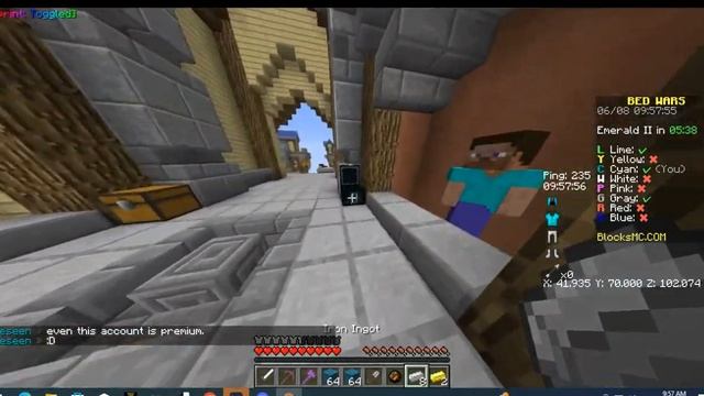 BlocksMC - Bedwars | Chest ban :F смотреть онлайн