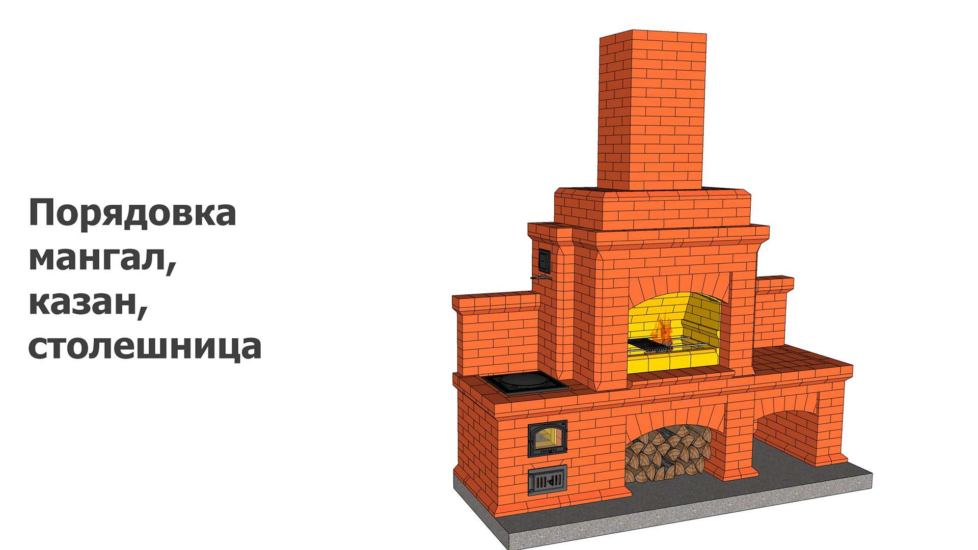 Порядовка мангал, казан, столешница смотреть онлайн