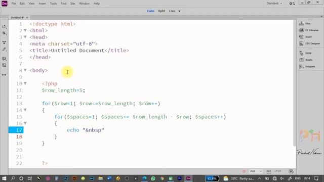 Program to print pyramid with star pattern. смотреть онлайн