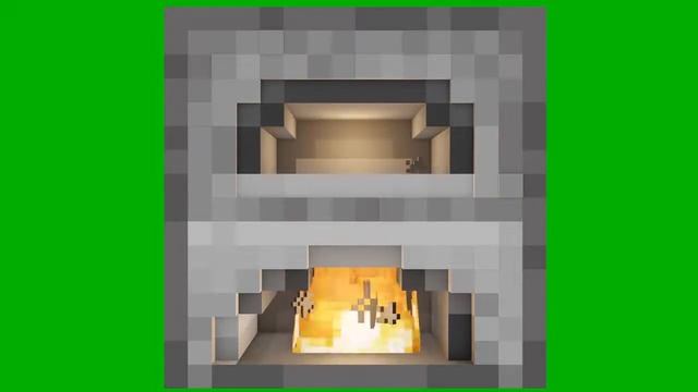 ПЕЧЬ из МАЙНКРАФТ на ЗЕЛЕНОМ ФОНЕ ФУТАЖ / BAKE from MINECRAFT on GREEN SCREEN смотреть онлайн
