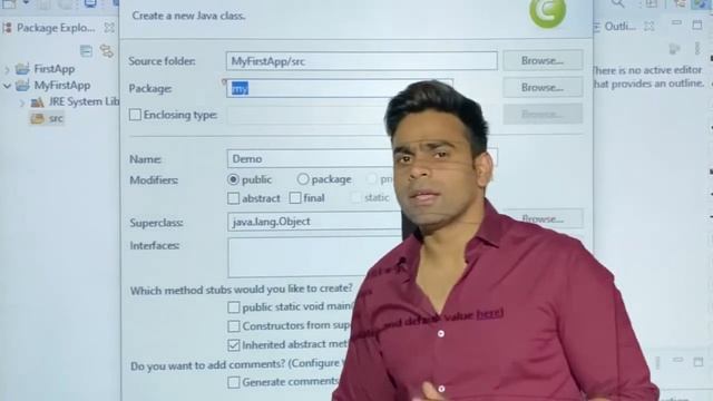 Creating First Core Java App in Eclipse смотреть онлайн