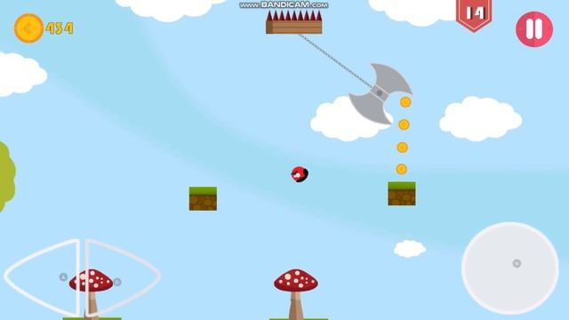 несносные испытание для красного шара. - Red Ball 4.от котика Браяна про шарик смотреть онлайн