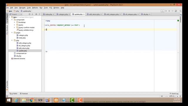 Point of sales system using Php Mysqli Part 8 Category Edit continue смотреть онлайн