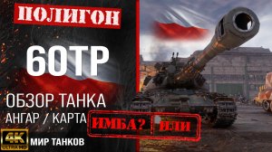 Обзор 60TP Lewandowskiego гайд тяжелый танк Польши | бронирование 60 TP оборудование | 60ТП перки