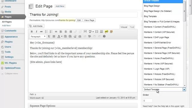 How to configure Wishlist Member for your WordPress membership site смотреть онлайн