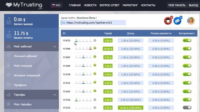 Презентация# MyTrusting #Формула#быстрого заработка# смотреть онлайн
