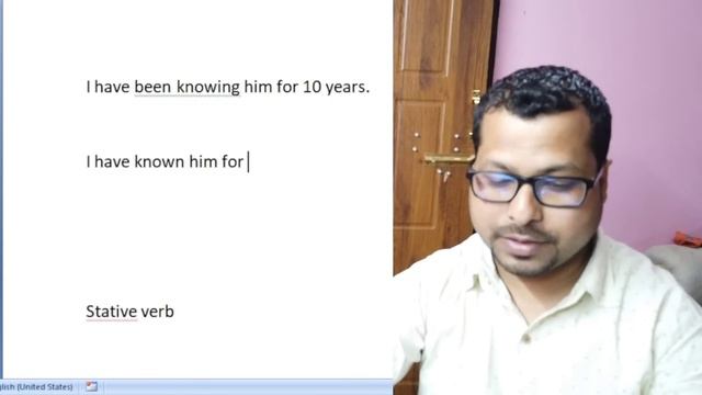 Present perfect continuous tense with stative verb || English grammar advance level смотреть онлайн