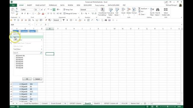 Consolidate Multiple Ranges In #Excel
