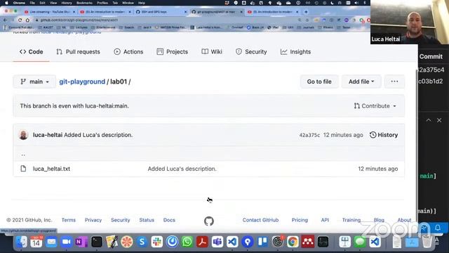 An introduction to modern tools for collaborative science - 2021/2022 - Lecture 2 смотреть онлайн