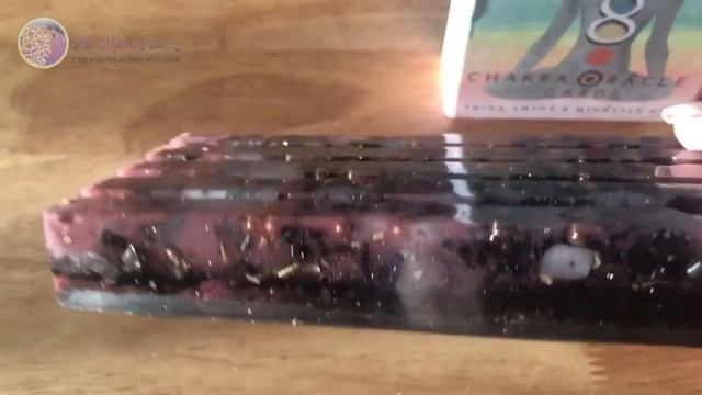 Orgonite Pen Holder • Orgone Energy Oracle Card Holder • Includes Chakra Cards! • Glow in the Dark смотреть онлайн