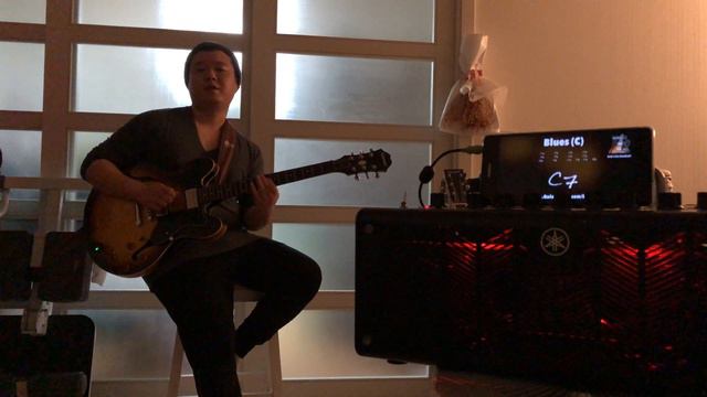 Slow Blues ; Epiphone dot and Yamaha THR10C смотреть онлайн