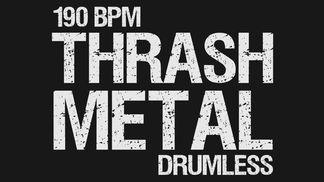 Thrash Metal Drumless Backing Track смотреть онлайн