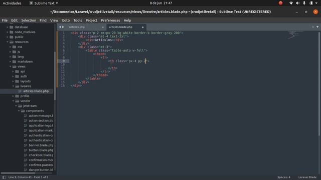 5.-TALL Datatables/Tailwind, Paginate livewire, CRUD Laravel Jetstream-Livewire-Tailwinds смотреть онлайн