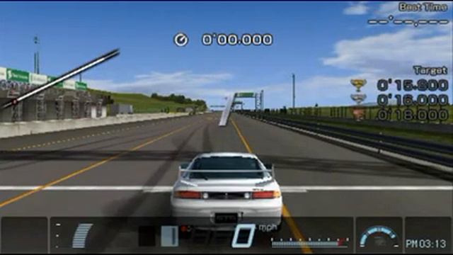 Gran Turismo PSP - Driving Challenges - Block A Gold смотреть онлайн
