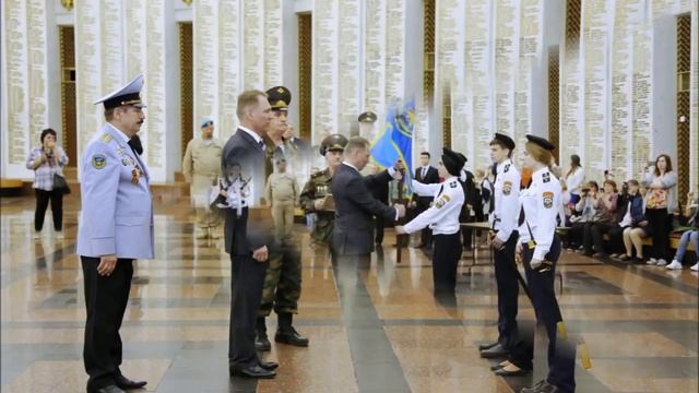 Кадетский отряд "Вымпел", МБОУ СОШ №12 г.о. Балашиха, мкр. Павлино! Вручение знамени Май 19, 2017г. смотреть онлайн