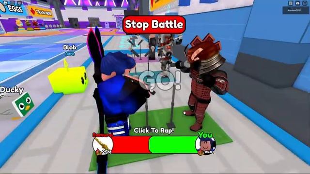 NOOB Becomes THE STRONGEST Player! TOP #7 | Rap Battle Simulator смотреть онлайн