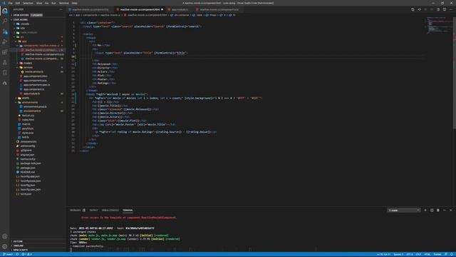 Angular RxJS - Reactive UI with Observables, filtering and sorting data. смотреть онлайн