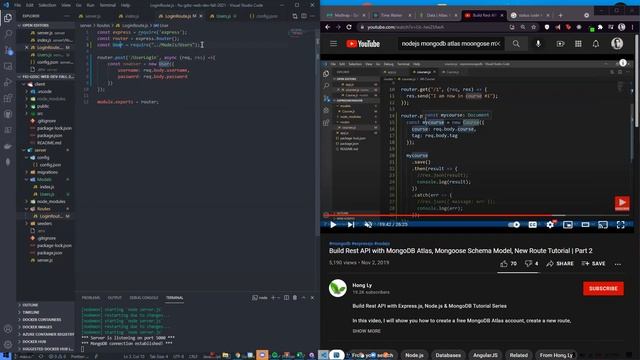 PWA Testing API Requests with Postman and MongoDB Atlas — DSC FIU Web Dev — Fall 2021 смотреть онлайн