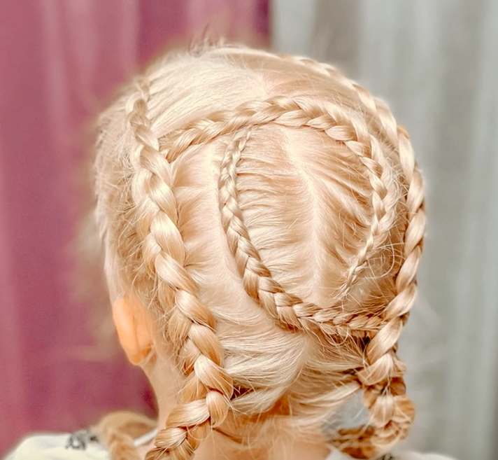 Прическа с косичками / Прически для девочек смотреть онлайн