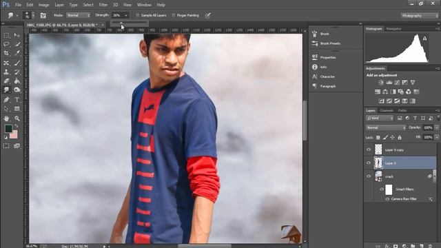 Photoshop Manipulation Tutorial for beginners смотреть онлайн