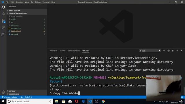 Andela DevC make git push for the teamwork frontend, get ready to create components смотреть онлайн