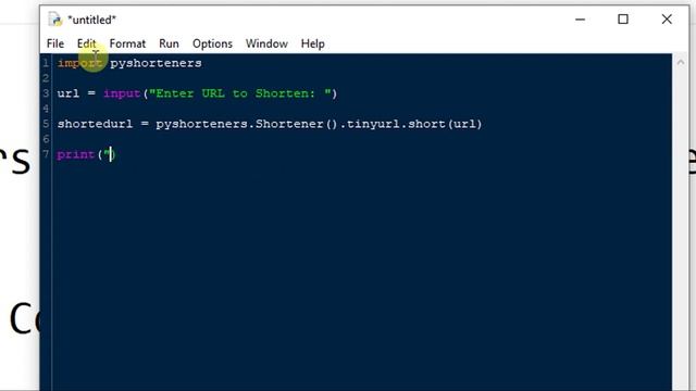 URL Shortener Using Python || Python Tutorial - 1 || Python Course смотреть онлайн