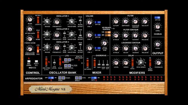 MiniMogueVA - Free Analog VST Plugins смотреть онлайн