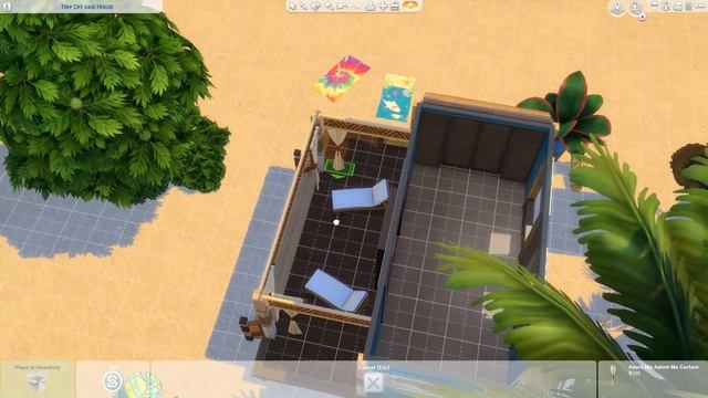 OFF THE GRID TINY HOUSE | The Sims 4 Island Living Speed Build смотреть онлайн