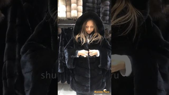 ? Шуба blackglama с капюшоном (производство Греция арт.0112) смотреть онлайн