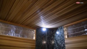 Внутренняя Отделка Парилки в Бане из Блоков | Все Этапы Внутренней Отделки за 4 минуты