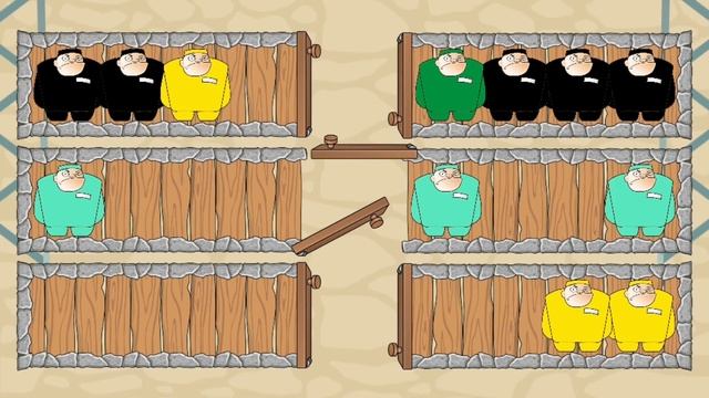 Puzzle Games - Color Prisoners. Sorting Game with coloring Prisoner & Aliens. Sort thinking pazzal смотреть онлайн