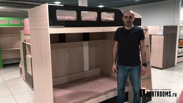 Двухъярусная кровать Астра 3 - видеообзор смотреть онлайн
