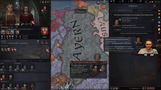 Let's Play Crusader Kings 3 [024] [Gameplay / deutsch] смотреть онлайн
