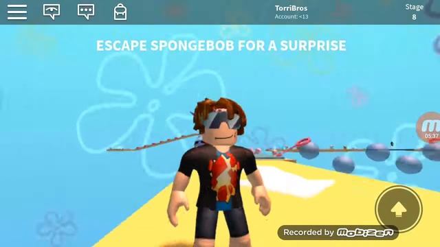 Obby карта! Побег от Спанч боба!!! Roblox! смотреть онлайн