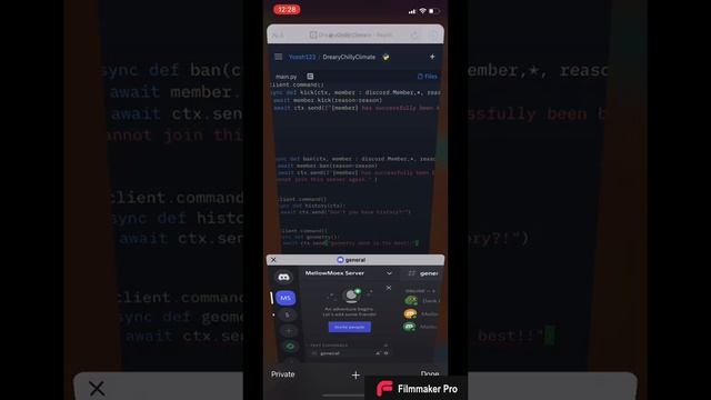 Coding a discord.py bot #1 - Commands | Coding with MellowMoex :) смотреть онлайн
