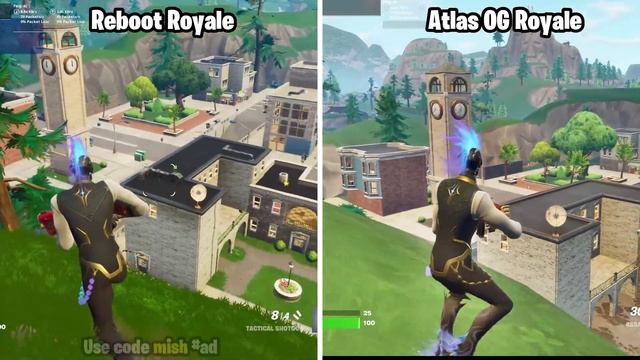 REBOOT ROYALE vs ATLAS (Tilted Towers Comparison) | Reboot Royale Map Vs Atlas OG Royale Map смотреть онлайн