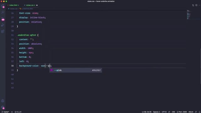 Cómo crear una animación con un efecto de subrayado con CSS смотреть онлайн