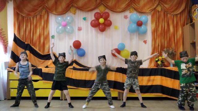 танец "Солдаты" - подготовительная группа смотреть онлайн