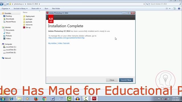 How to Install and activate Photoshop cc 2014 Tutorial Bangla смотреть онлайн