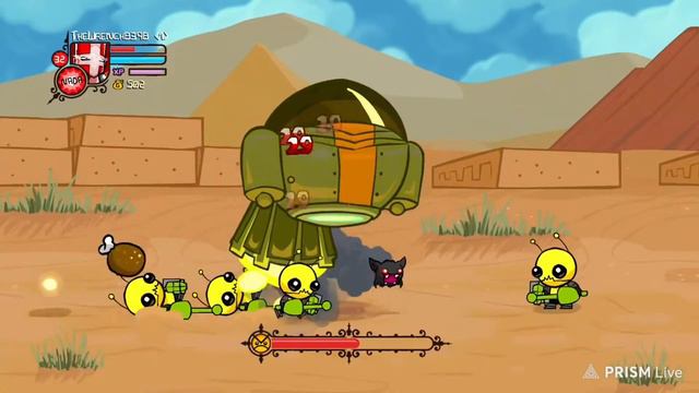 Alien Ship Mini Boss Battle- Castle Crashers смотреть онлайн