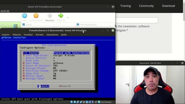 ? COMO INSTALAR a nova VERSÃO do pfSENSE FIREWALL v2.6.0 no Oracle VirtualBOX смотреть онлайн