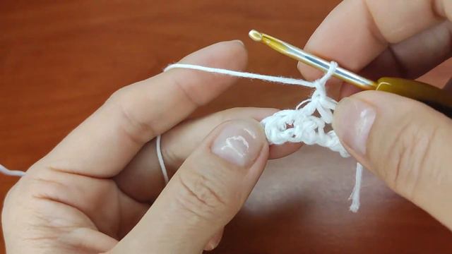 Узор крючком "Елочки" смотреть онлайн