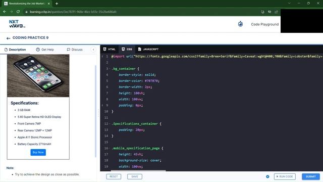 Mobile Specifications Page | Bootstrap | Coding Practice 9 | NxtWave | ccbp 4.o смотреть онлайн
