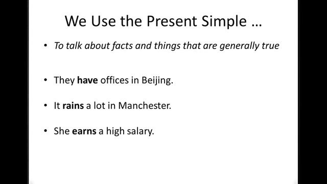 English Structure - Simple Present Tense Part 1 смотреть онлайн