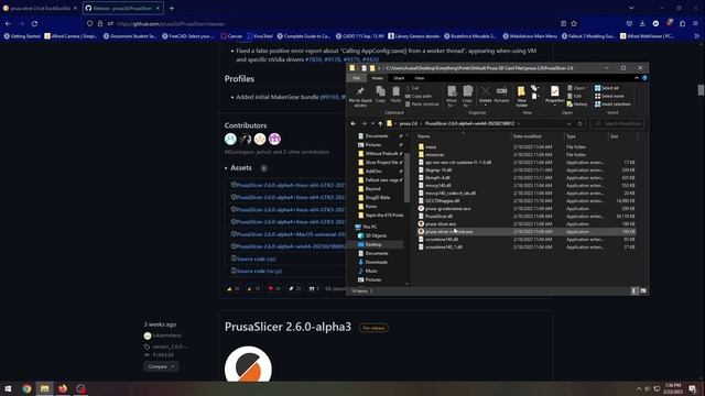 How to download off github (Installing PrusaSlicer 2.6 alpha) смотреть онлайн