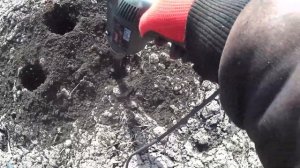 Садовый Бур для высадки растений.