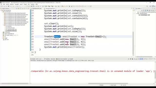 데이터 분석 9강 TreeSet - isEmpty, size, add, contains, remove, clear смотреть онлайн