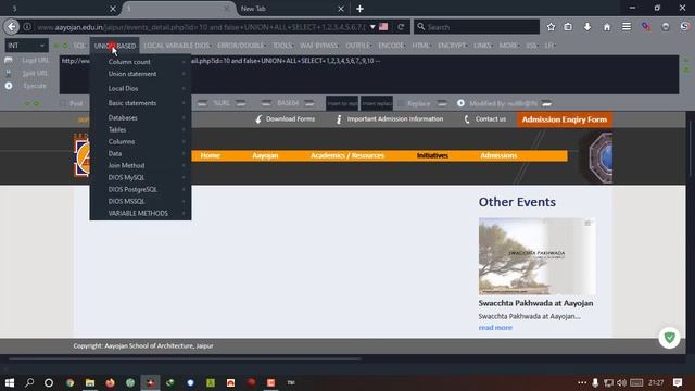 500 Internal Server Error and Illegal mix of collations for operation 'UNION' HARD WAF Bypassed!! смотреть онлайн