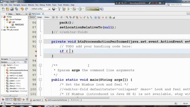 Java Swing Netbeans IDE GUI Tutorial - 7 - How To Use JTextField or TextField - Hindi смотреть онлайн