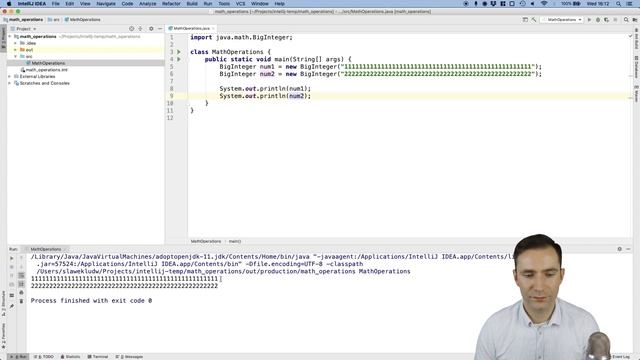 Funkcje matematyczne w Javie (Math, BigInteger, BigDecimal) смотреть онлайн